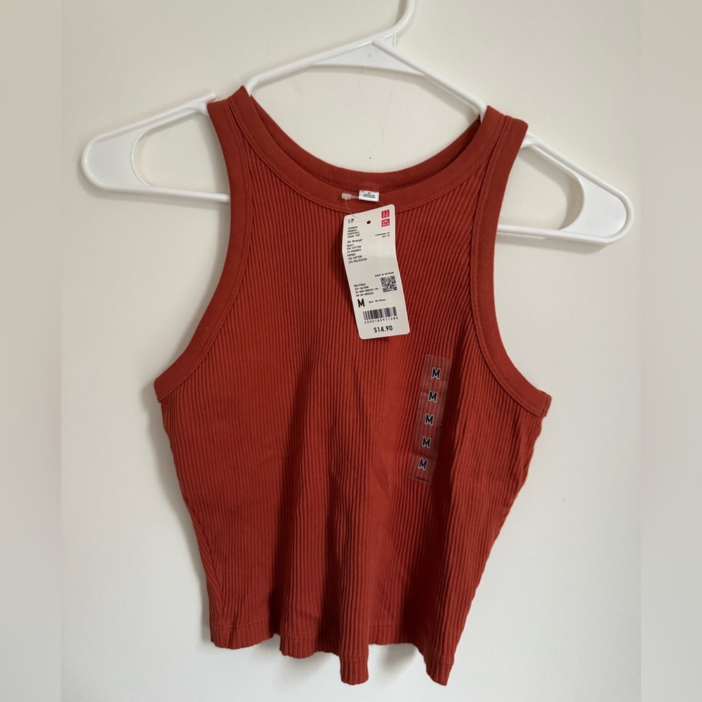 UNIQLO Women’s Ribbed Cropped Tank Top | NWT